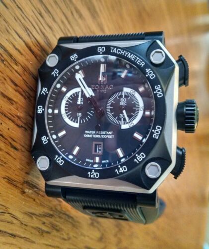 Zodiac ZMX+01 Adventure Chrono Swiss Black/Grey Watch ZO8518