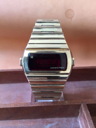 hamilton qed led watch