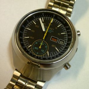 SOLD: Vintage Seiko 6139-7001 Helmet, Great Condition, $240