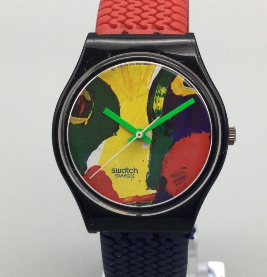 Vintage Swatch Temps Zero by Bengt Lindstrom Watch Unisex GB166 