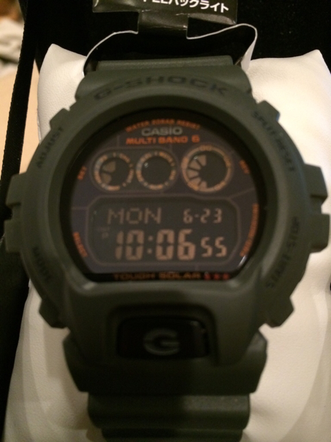FS: Casio G-Shock GW-6900KG-3JF Army Green / Solar / Multi Band 6