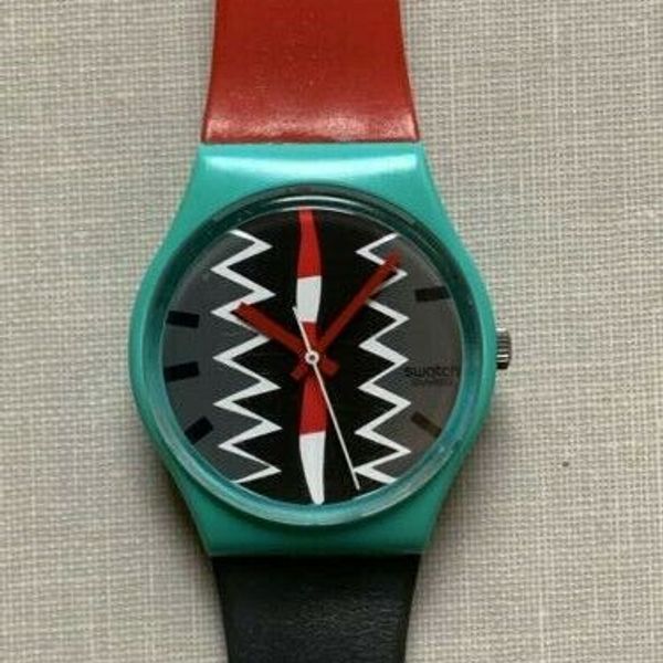 Vintage Swatch Watch 1986 Tonga GL100 - Works! Free shipping! | WatchCharts