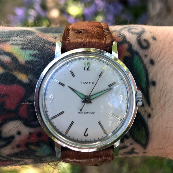 [WTS] Vintage 1959 Timex Marlin - Radium Lume - Ostrich Strap ...