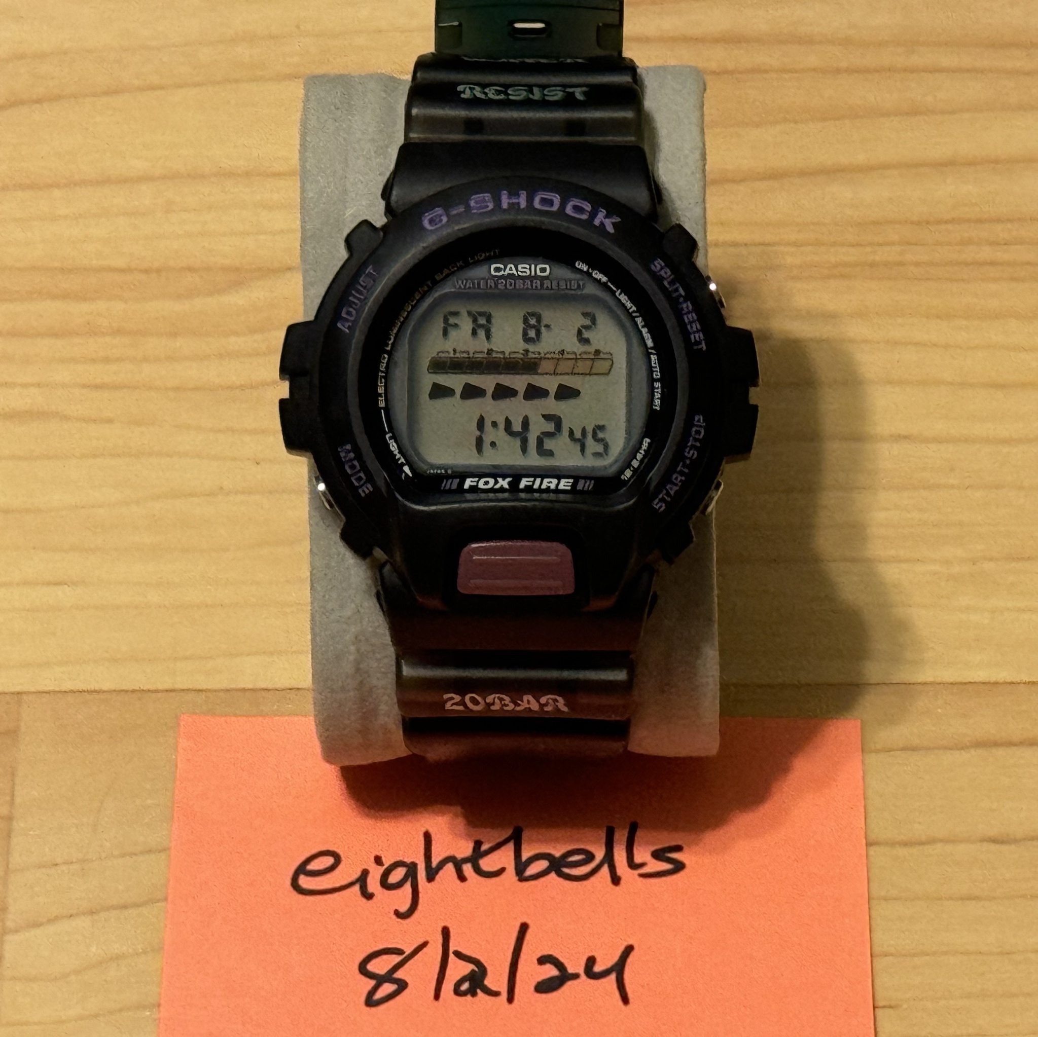 WTS] Casio G-Shock DW-6620-6 Scorpion Purple Fox Fire Japan M 1199 Module  “American Sniper” Vintage 1994 DW6600 Series Digital Watch | WatchCharts  Marketplace