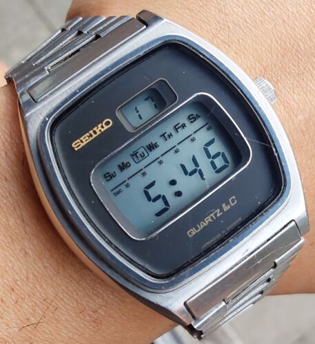 1976 Rare Vintage Seiko Digital Watch 0124 0049.Vintage Seiko