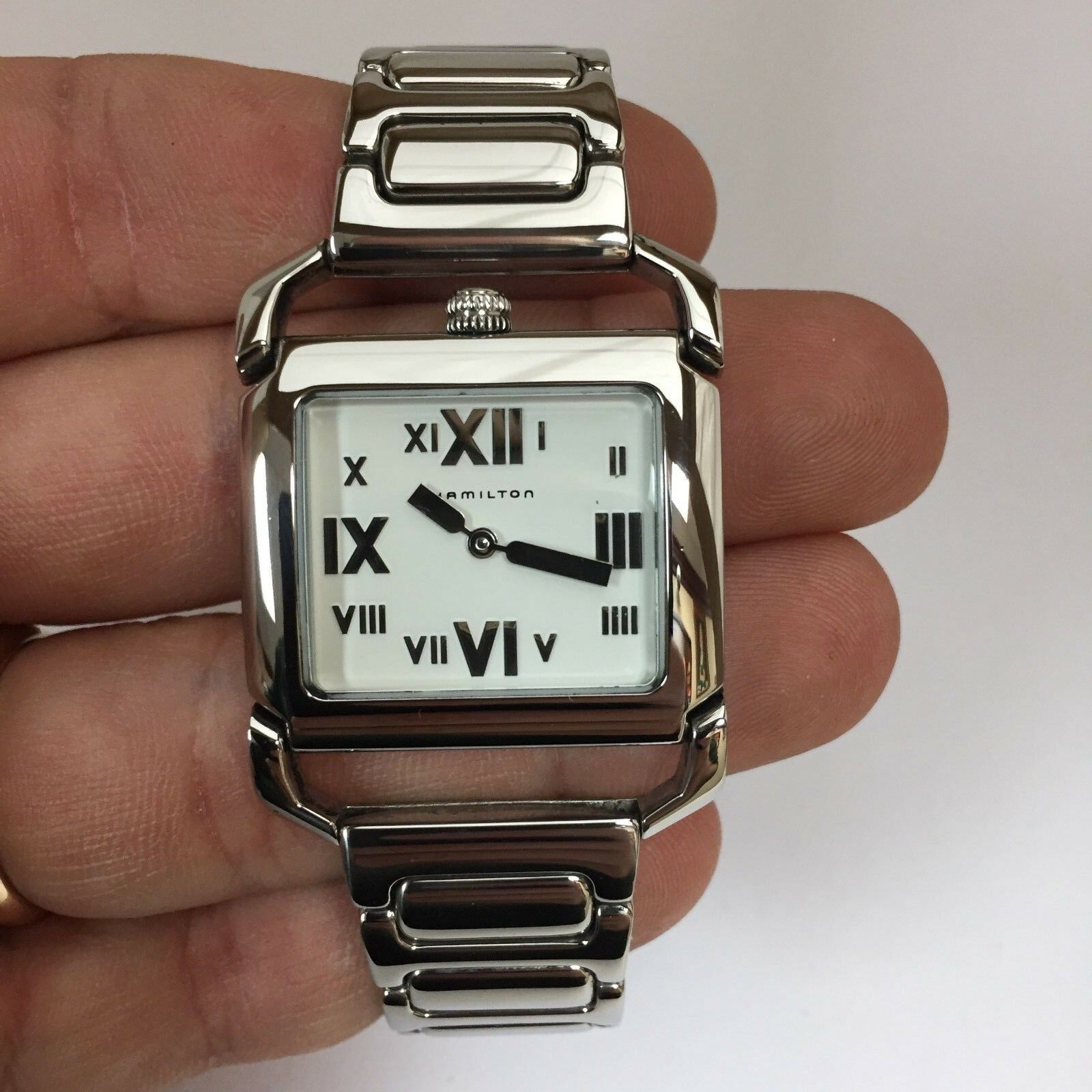 HAMILTON 6323 スクエア 腕時計 本体 Hamilton 6323 Stainless Steel Watch | WatchCharts Marketplace