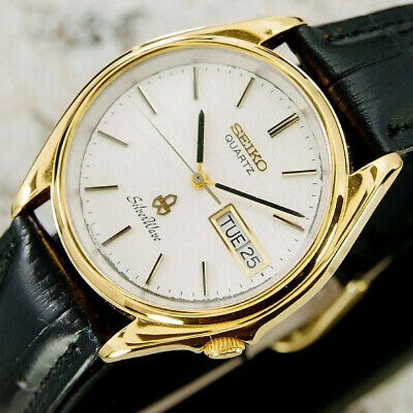 SEIKO SILVER WAVE 8229-7050 ゴールド 電池交換済 やや美品 セイコー シルバーウェーブゴールド 8229-7050 電池
