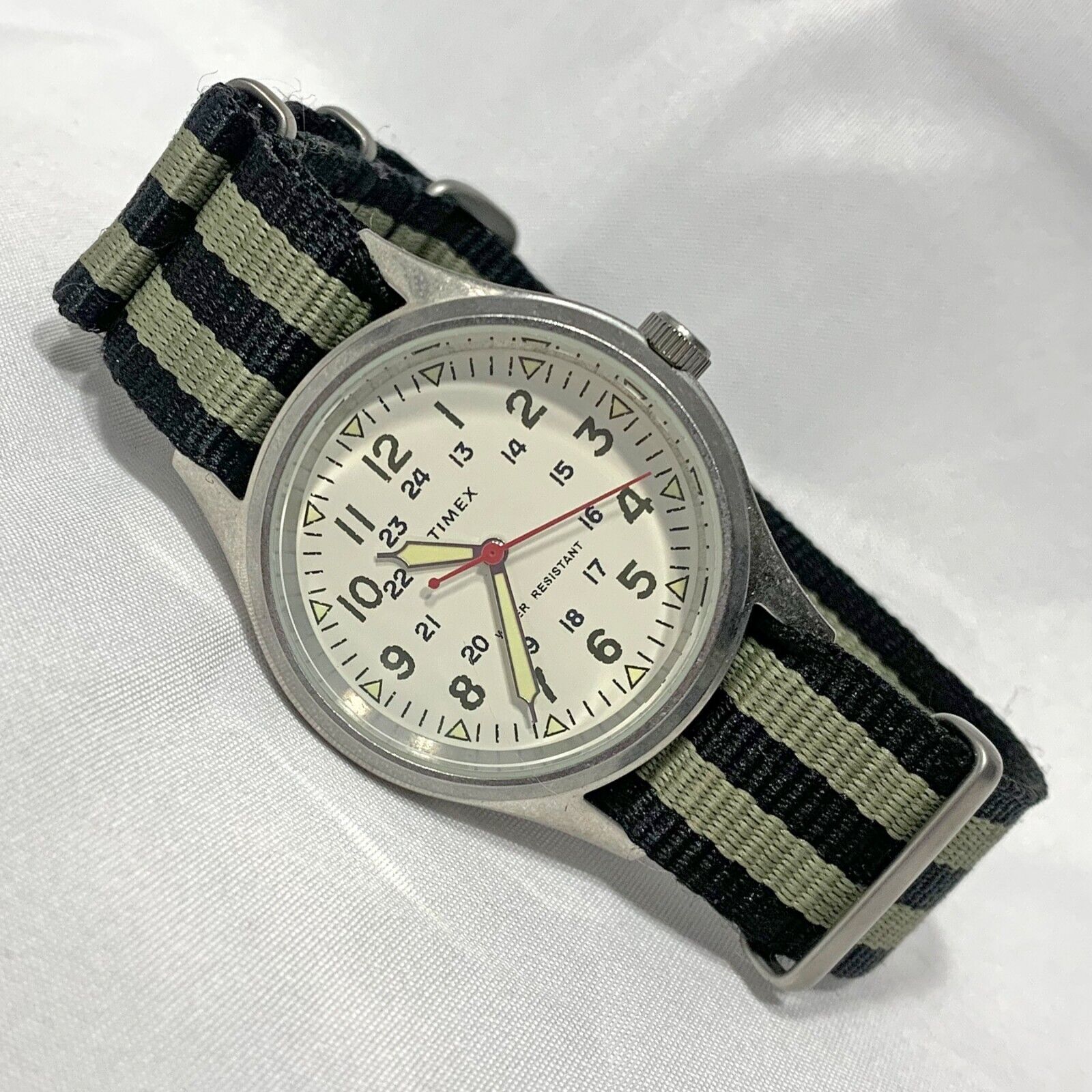 J crew timex top military watch