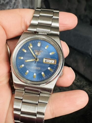 Seiko 5 automatic on sale 21 jewels water resistant