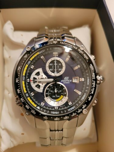 Casio 5126 Edifice EF 543D 7AVDF Date Quartz Chronograph Men s Wrist Watch WatchCharts Marketplace