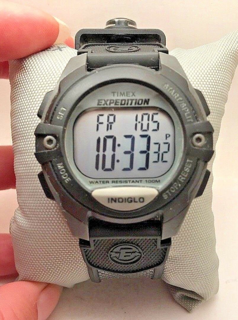 timex expedition classic digital chrono alarm timer 41mm watch