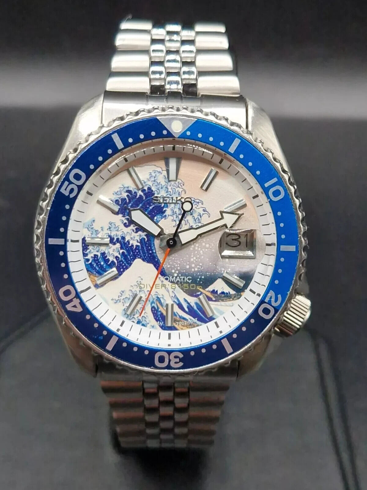 Seiko The Great Wave off Kanagawa SDS001 7002-7001 Mens Automatic