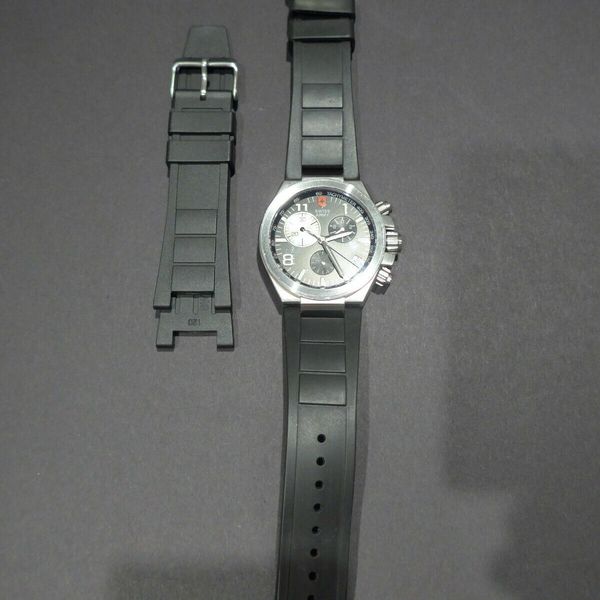 Victorinox Swiss Army Men Convoy Chronograph Black Dial