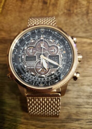 Citizen navihawk sale rose gold