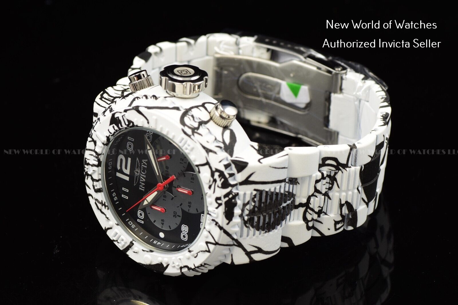 Invicta Men's Pro Diver Zager Exclusive White Black Dial