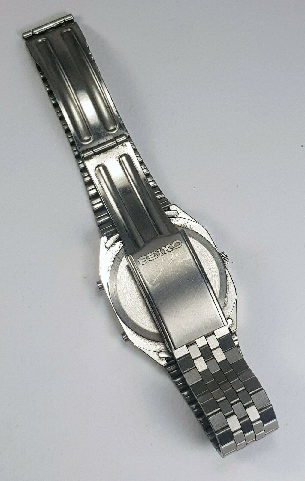時計 SEIKO SILVER WAVE DIGI-ANA H449 DAINI 1982 Seiko H449-5040 SilverWave Ana-Digi - Chrono Collect
