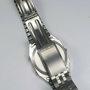Seiko Silver Wave Ana-Digi H449-536A Japan Analog Digital