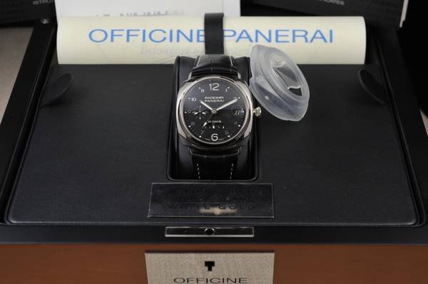 FS Panerai PAM 496 Radiomir 10 Days GMT Oro Bianco Special