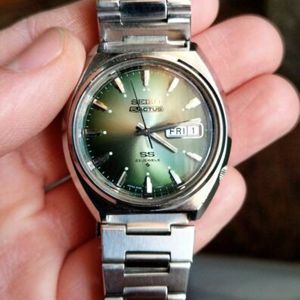 Vintage SEIKO 5 ACTUS SS 6106-7980 AUTOMATIC Mens Watch Olive Green Japan |  WatchCharts