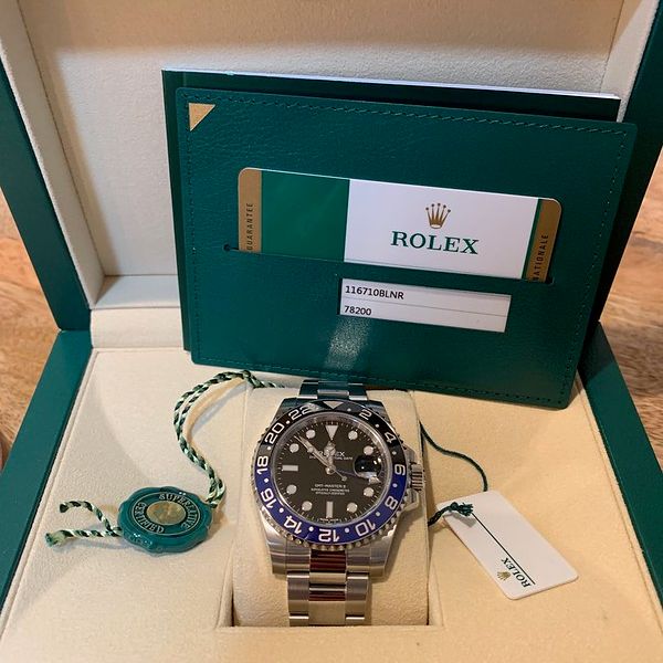 DISCONTINUED NEW/UNWORN Rolex GMT 116710BLNR "Batman" WatchCharts