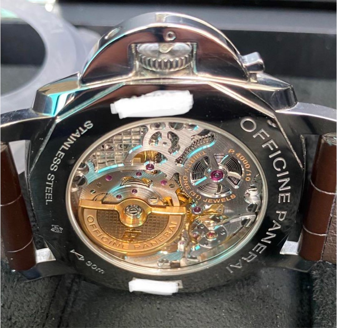 60 Off Retail Rare Panerai Due with skeletonized movement