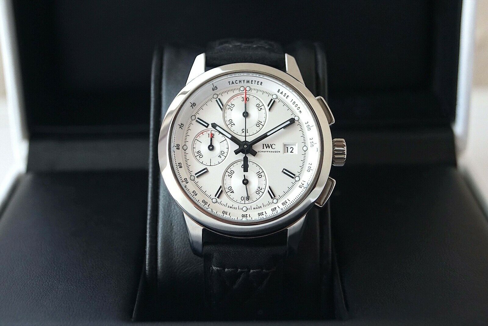 LIMITED EDITION 1 OUT OF 750 IWC INGENIEUR CHRONOGRAPH W125 TITANIUM 380701 BOX WatchCharts