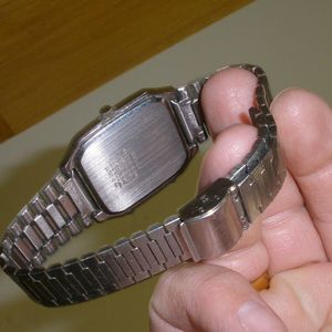 seiko H449-5000 mens lcd analog watch alarm chronograph light new 