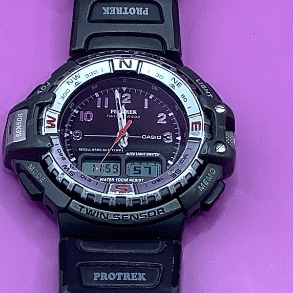 Casio Protrek PRT-70 watch Vintage Mod. 2307 with New Battery and ...