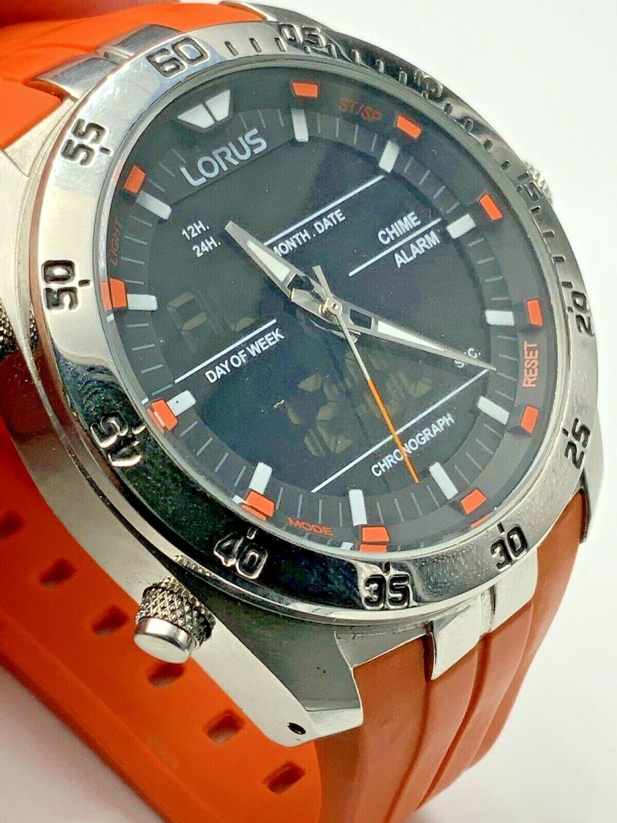 LORUS WATCH BY SEIKO MENS Z021-X007 ANALOGUE & DIGITAL