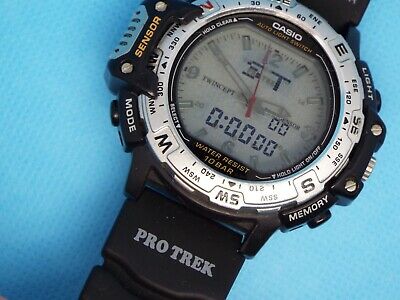 Vintage CASIO Digital Watch PRT-50 PRO TREK FLOATING LCD
