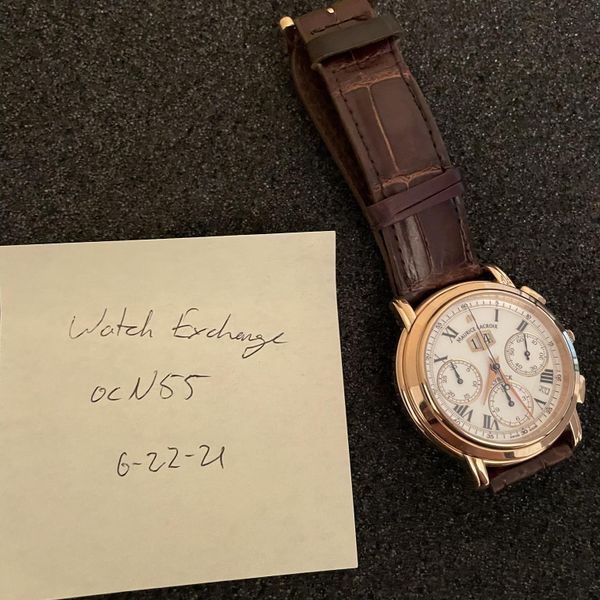 [WTS] Maurice Lacroix Masterpiece Flyback Annual Calendar 18k Gold