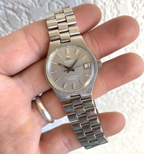 Tissot Track Automatic Watch Lady Swiss Made 30mm Vintage Women