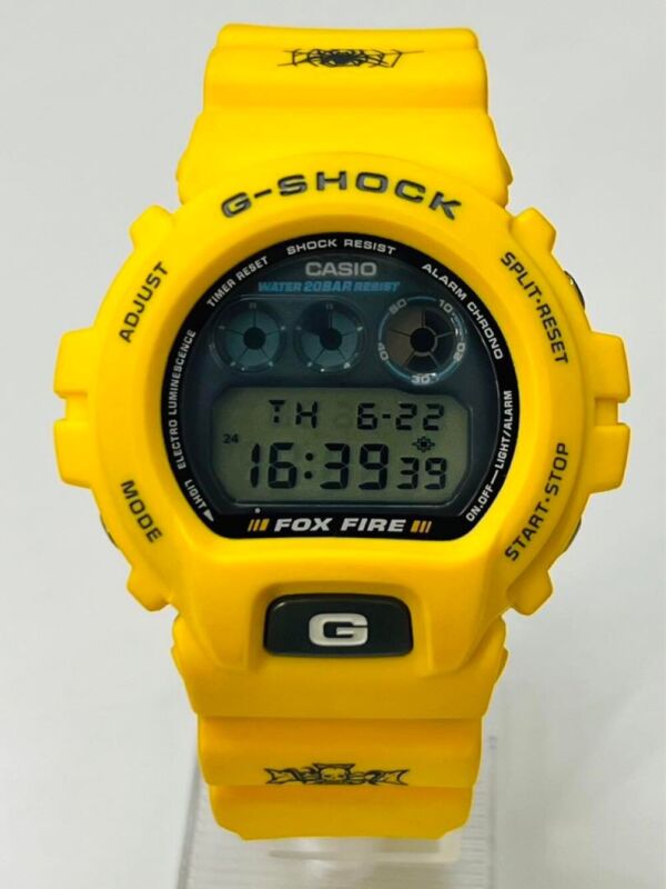 Casio G-SHOCK DW-6900H-9 FOX FIRE WRIST WATCH Yellow Men's Japan |  WatchCharts Marketplace