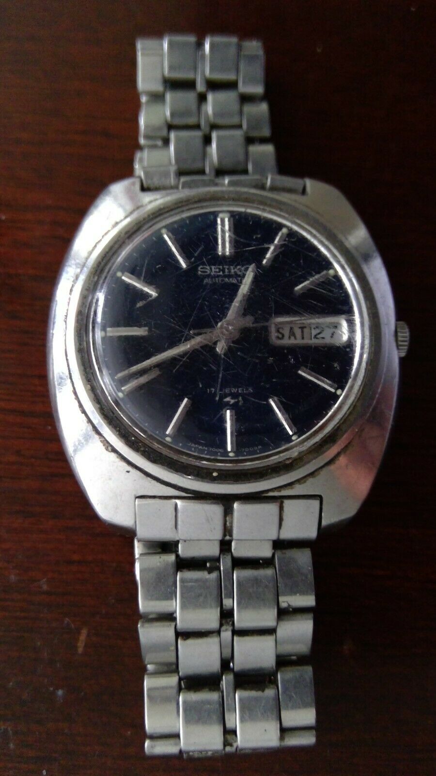 Seiko automatic 17 hot sale jewels 7006