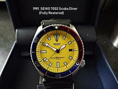 seiko diver yellow dial