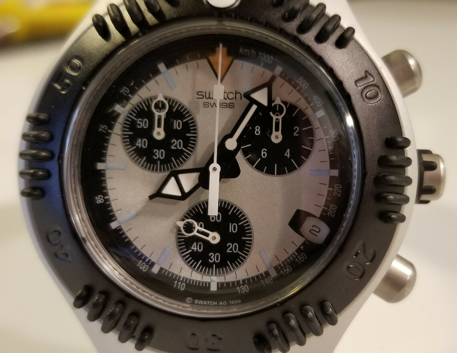 Swatch Scuba 200 Sine Curve "Swiss Made" YBS4002/ ETA G10.212 AN Quartz 4 Jewel WatchCharts
