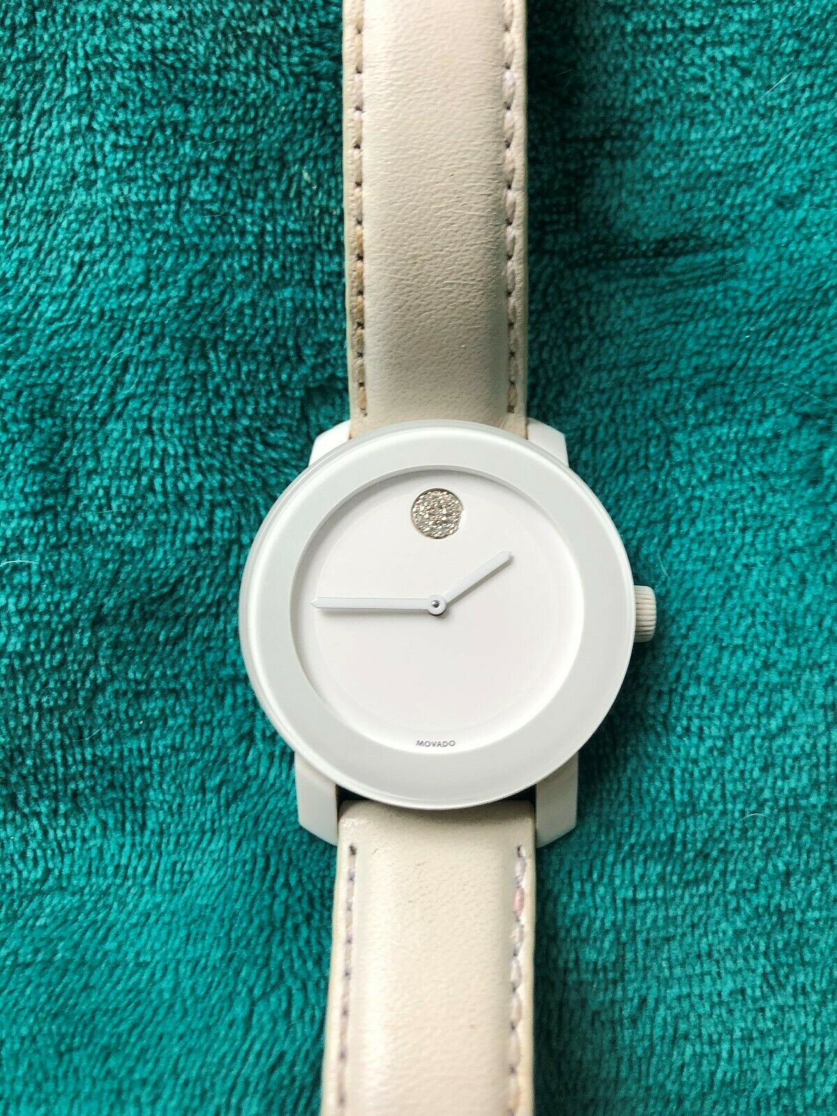 Movado watch 2024 with swarovski crystals