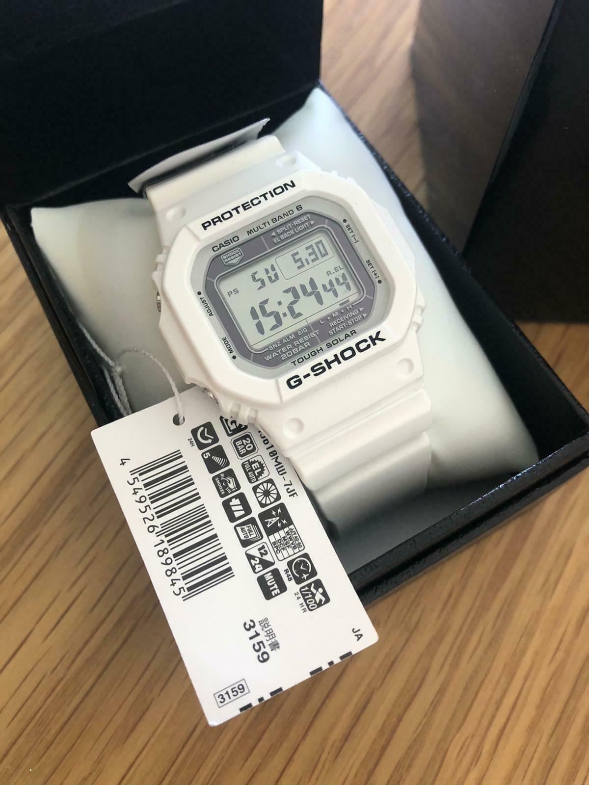 Casio G-Shock GW-M5610MW-7JF Marine White | WatchCharts Marketplace