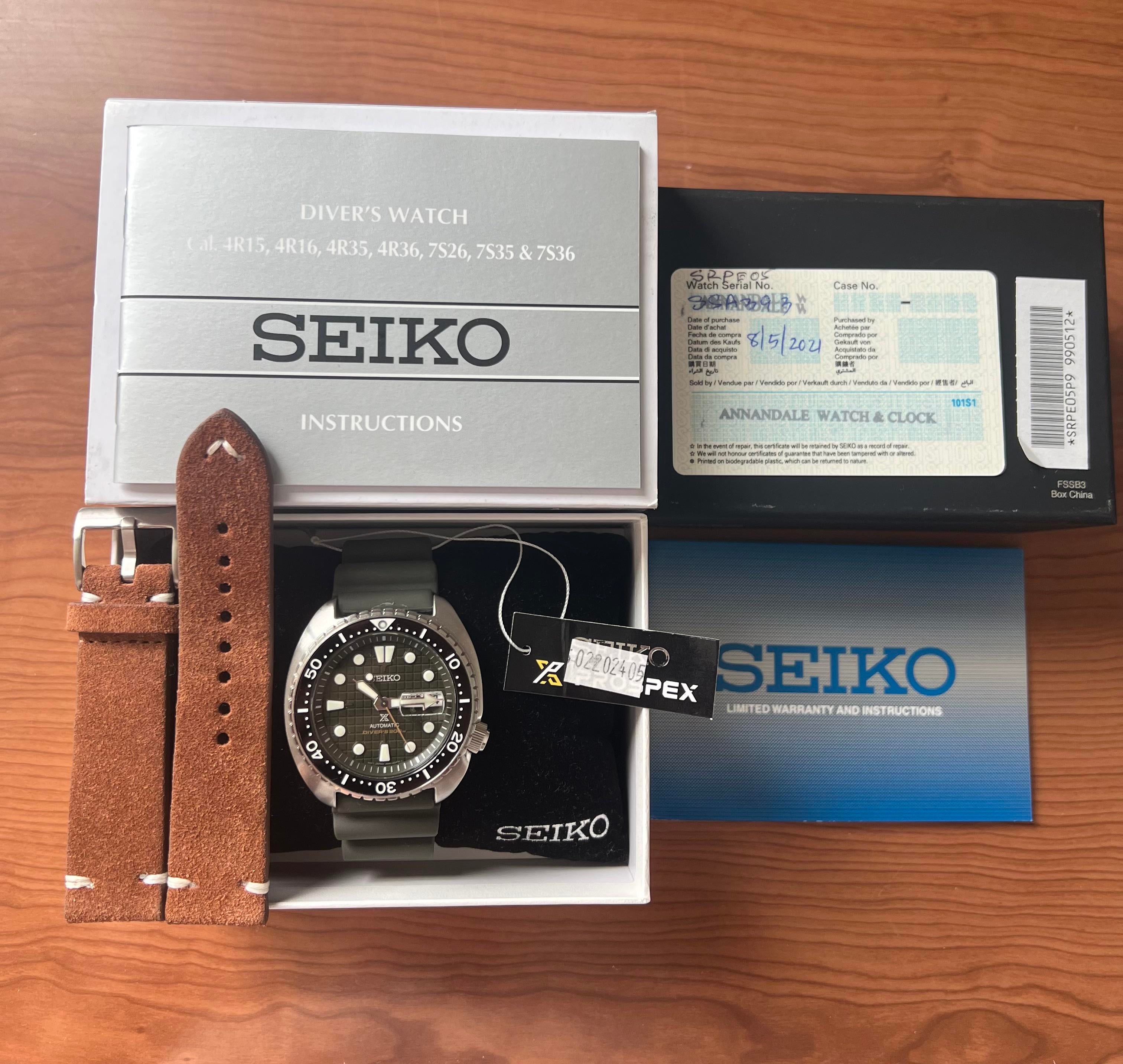 [WTS/WTT] Seiko King Turtle Grenade Full Set | WatchCharts