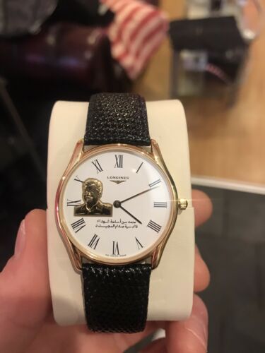 24ct Gold Longines Gift from Saddam Hussein Watch Collectible