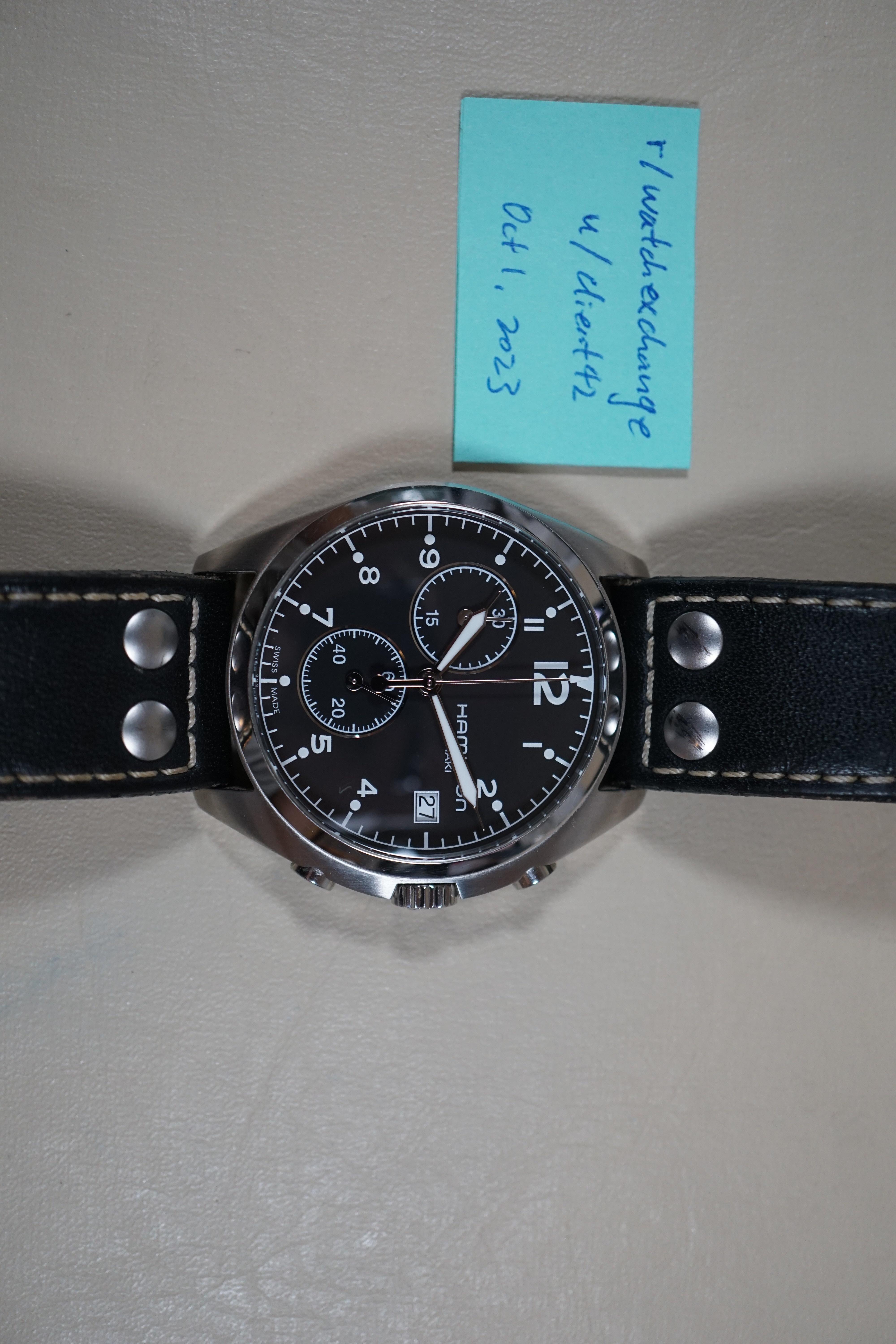 WTS] Hamilton Khaki H76512733 Aviation Pilot Pioneer Chronograph