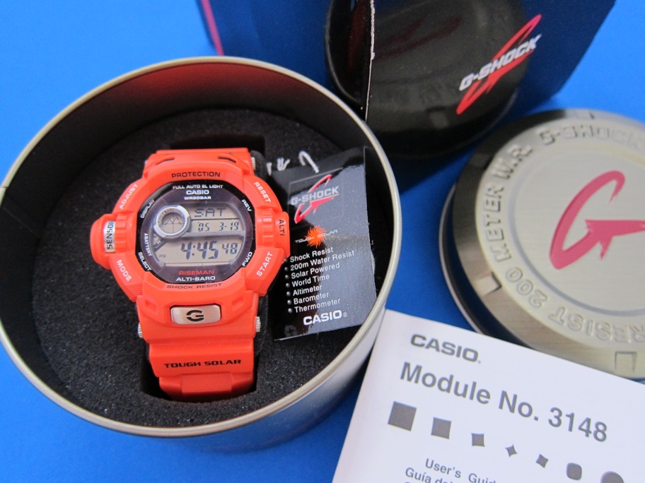 G shock riseman orange hot sale