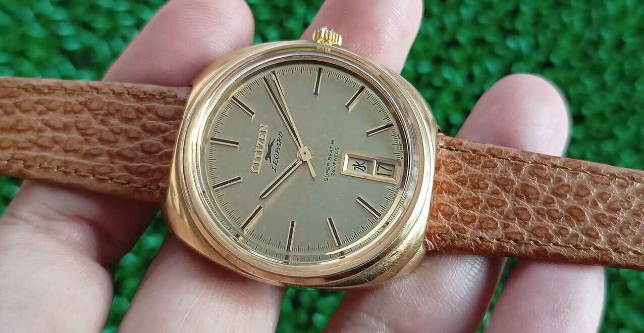 NICE & RARE VINTAGE CITIZEN LEOPARD SUPER BEAT 8 AUTOMATIC