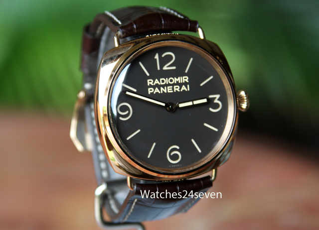 WTS Panerai PAM 379 Radiomir 3 day Rose Gold Oro Rossa Special Ed