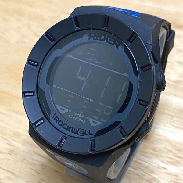 Rockwell Rider 2015 World Wrestling CH Men Digital Alarm Chrono Watch