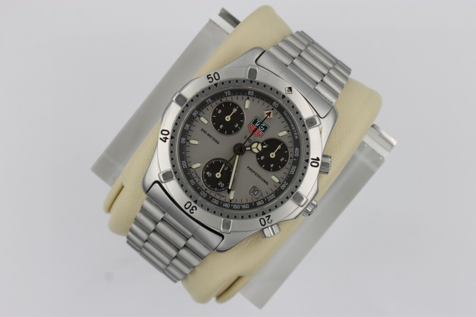 TAG Heuer 時計 Tag Heuer 560.206 Mens 2000 Watch Blue Gray Chronograph CE1111