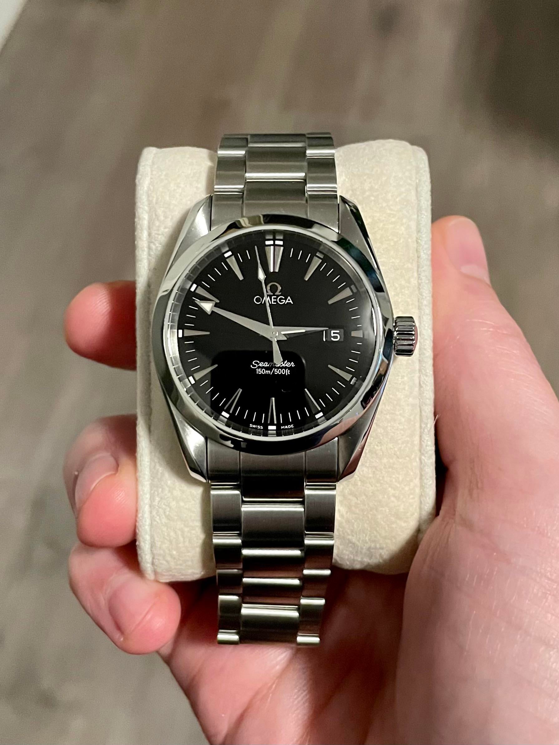 WTS MINT Omega Aqua Terra Quartz 36mm 2518.50 FULL SET