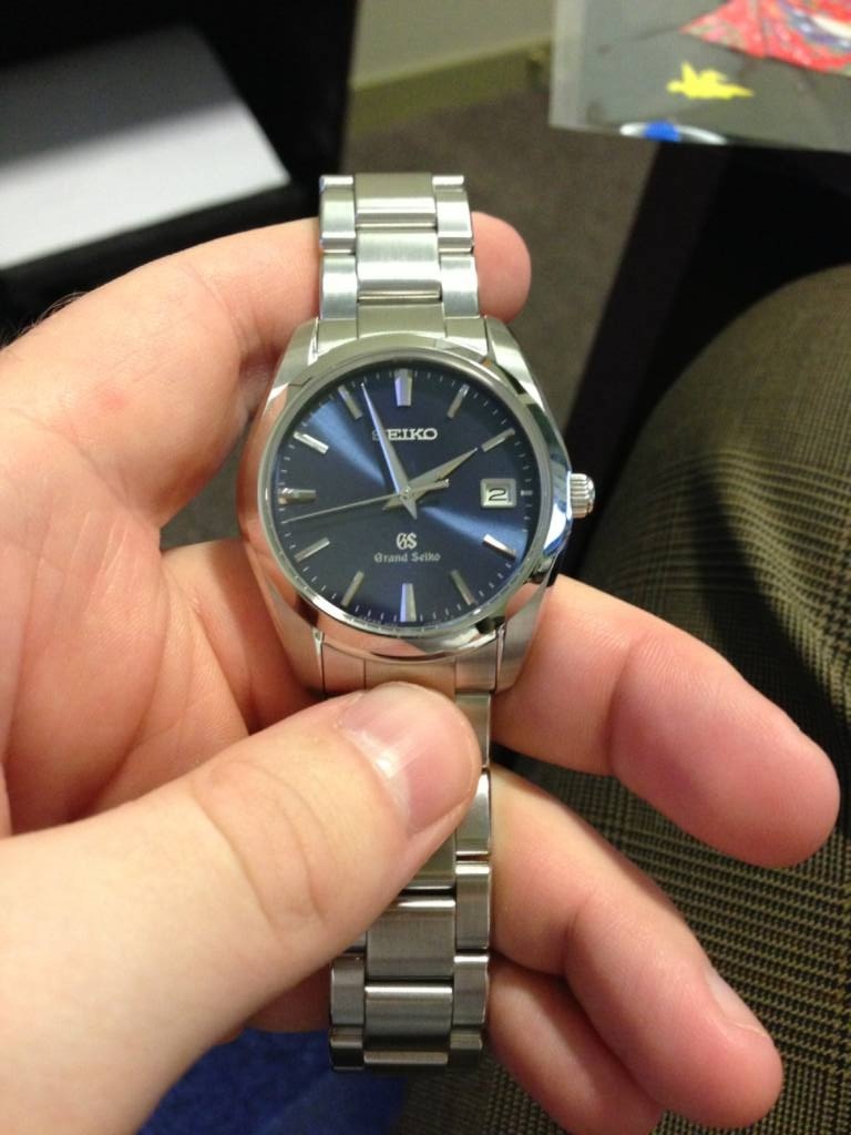 FSOT: Grand Seiko SBGX065 - $1400 (Japan-only blue dial) | WatchCharts