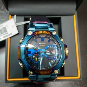 Casio G Shock Blue Phoenix Rainbow Ion Plated Limited Edition Mtg B00ph 2a Watchcharts