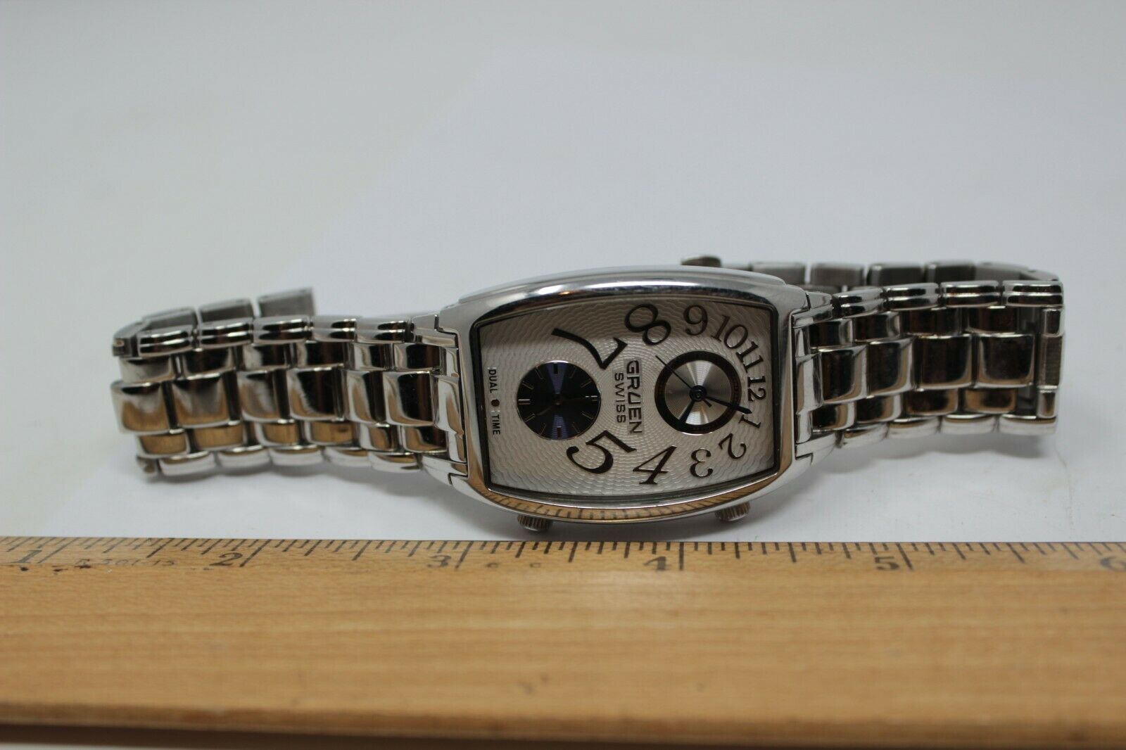 【希少】GRUEN クォーツ スモセコ　GS003−2　ヴィンテージ　稼働品 31905c8e-20ad-4c70-a9d4-